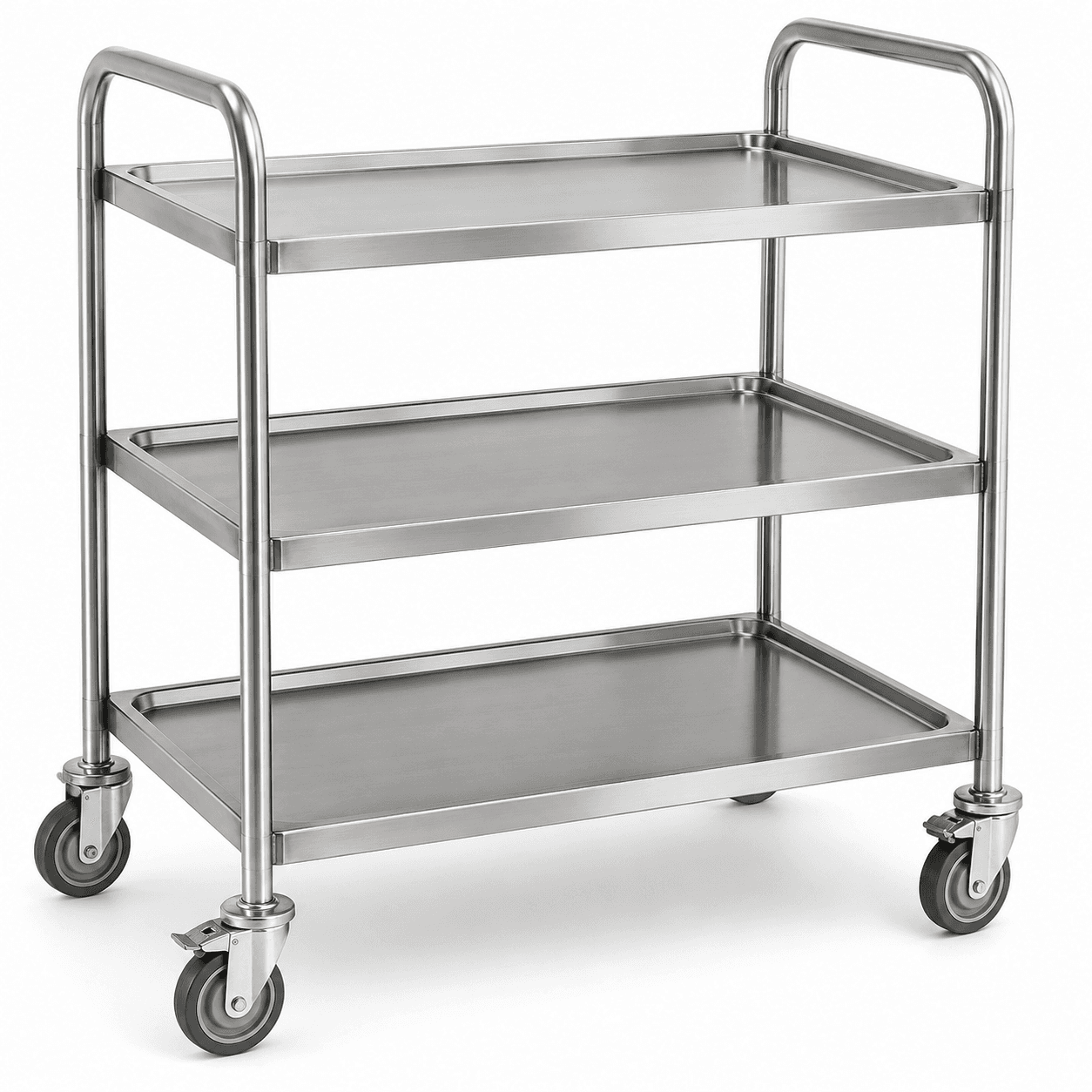 Stainless-steel multipurpose trolley